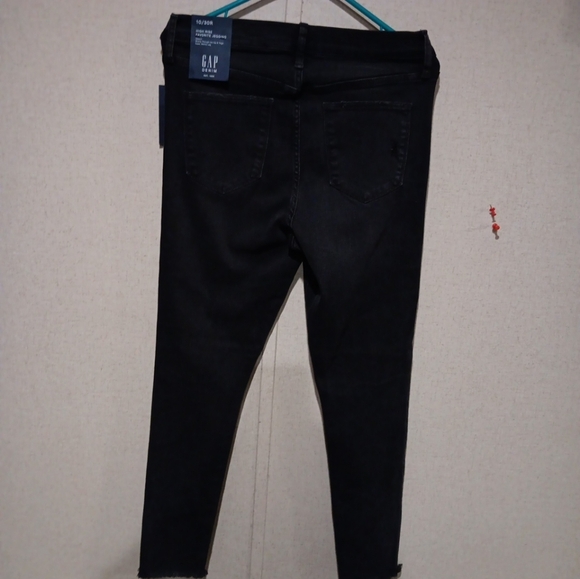 GAP Black Skinny Jeans Size 10/30R - Picture 6 of 7